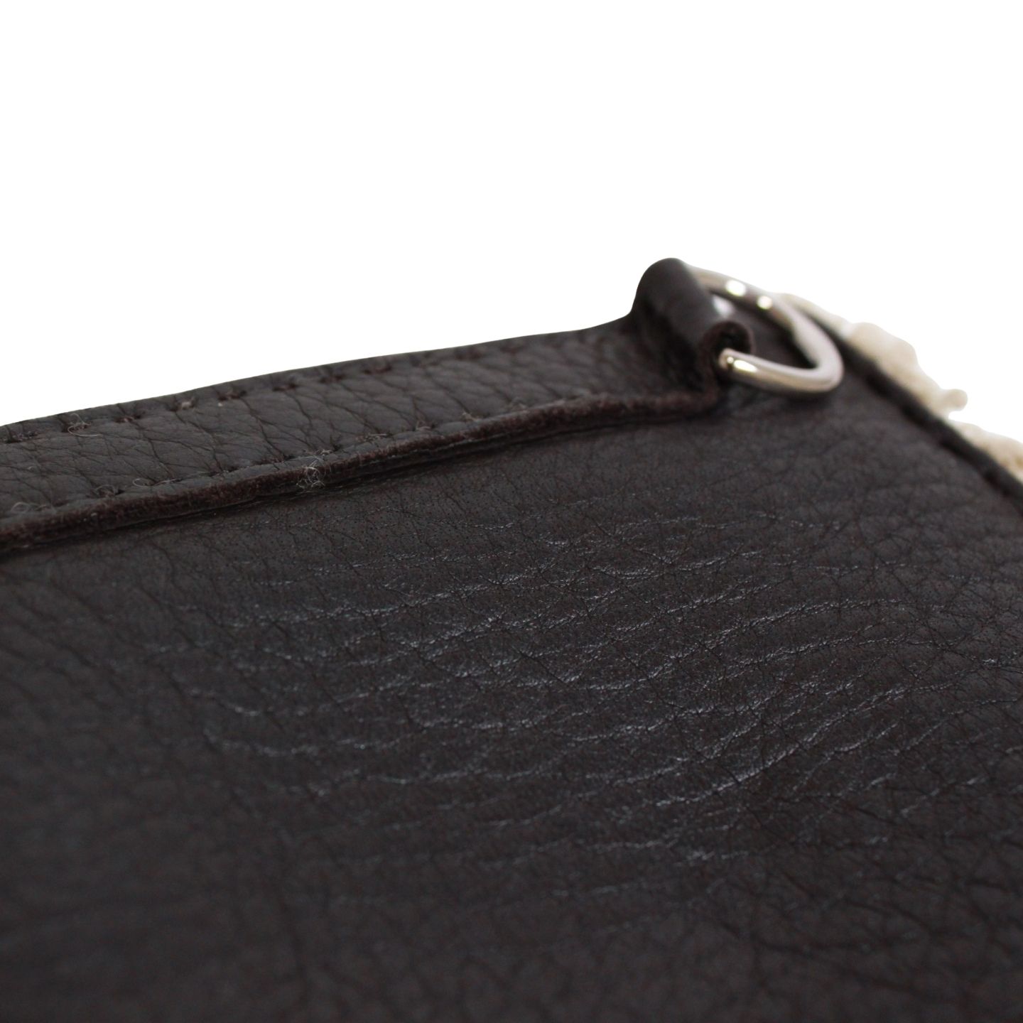  HERMES エルメス ポシェット セリエ ウエストバッグ ムートン トリヨンクレマンス ダークブラウン J刻印 レディース ボディバッグ ウエストポーチ バッグ