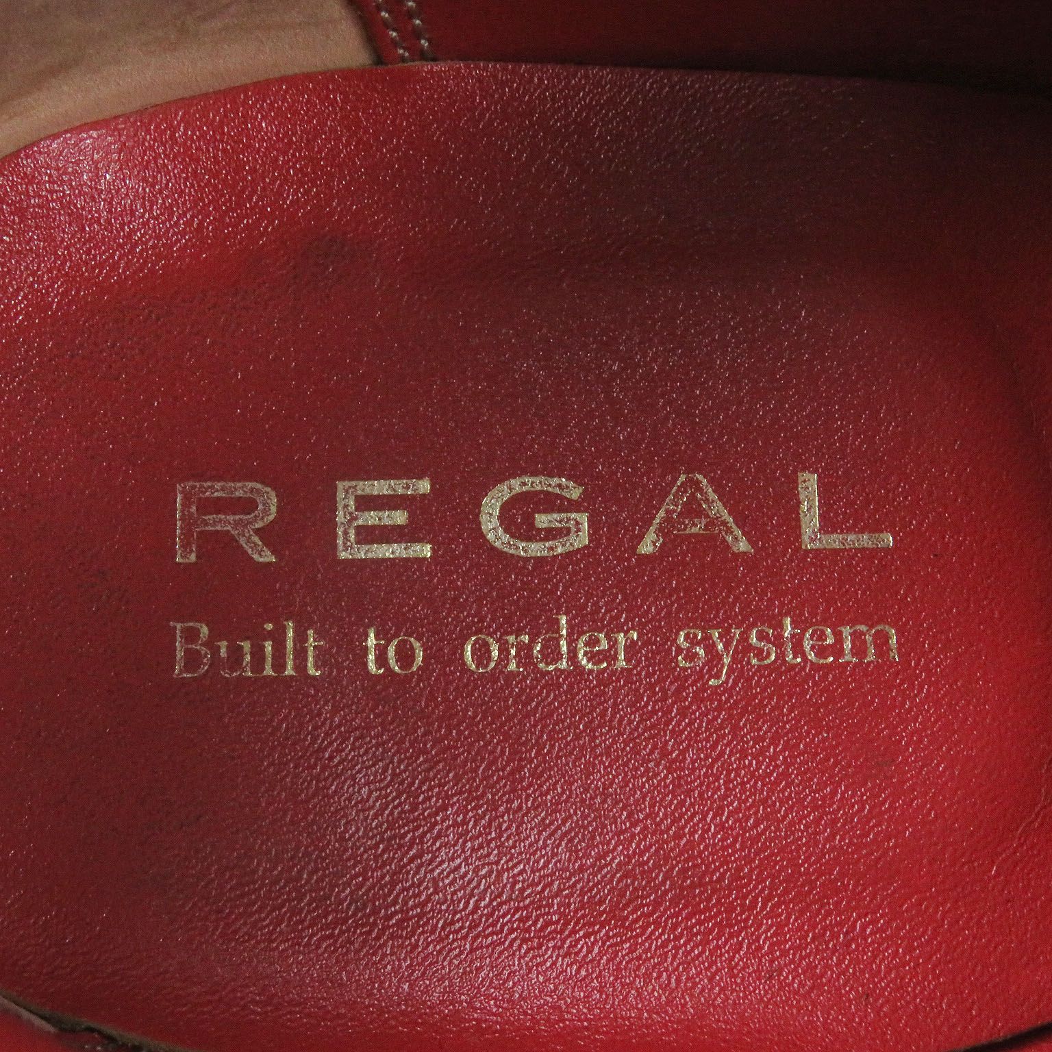 美品□REGAL リーガル レザー BUILT TO ORDER SYSTEM フルブローグ