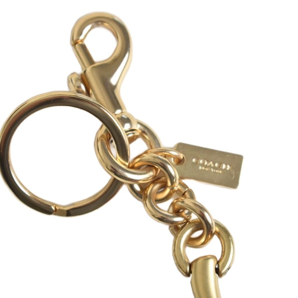 COACH チェリーキーホルダー ゴールド コーチ COACH チェリー さくらんぼ キーホルダー チャーム ラメ