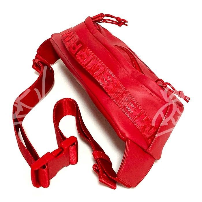 メンズ ウエストバッグ レッド Supreme シュプリーム Leather Waist Bag FW 23 B 19 シュプリームレザーウエストバッグ se 1240 r ボディバッグ ウエストポーチ バッグ メンズ
