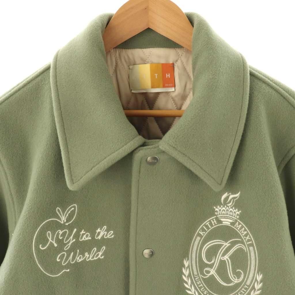 キス KITH MANTECO Varsity Jacket ボンバージャケット ブルゾン 刺繍
