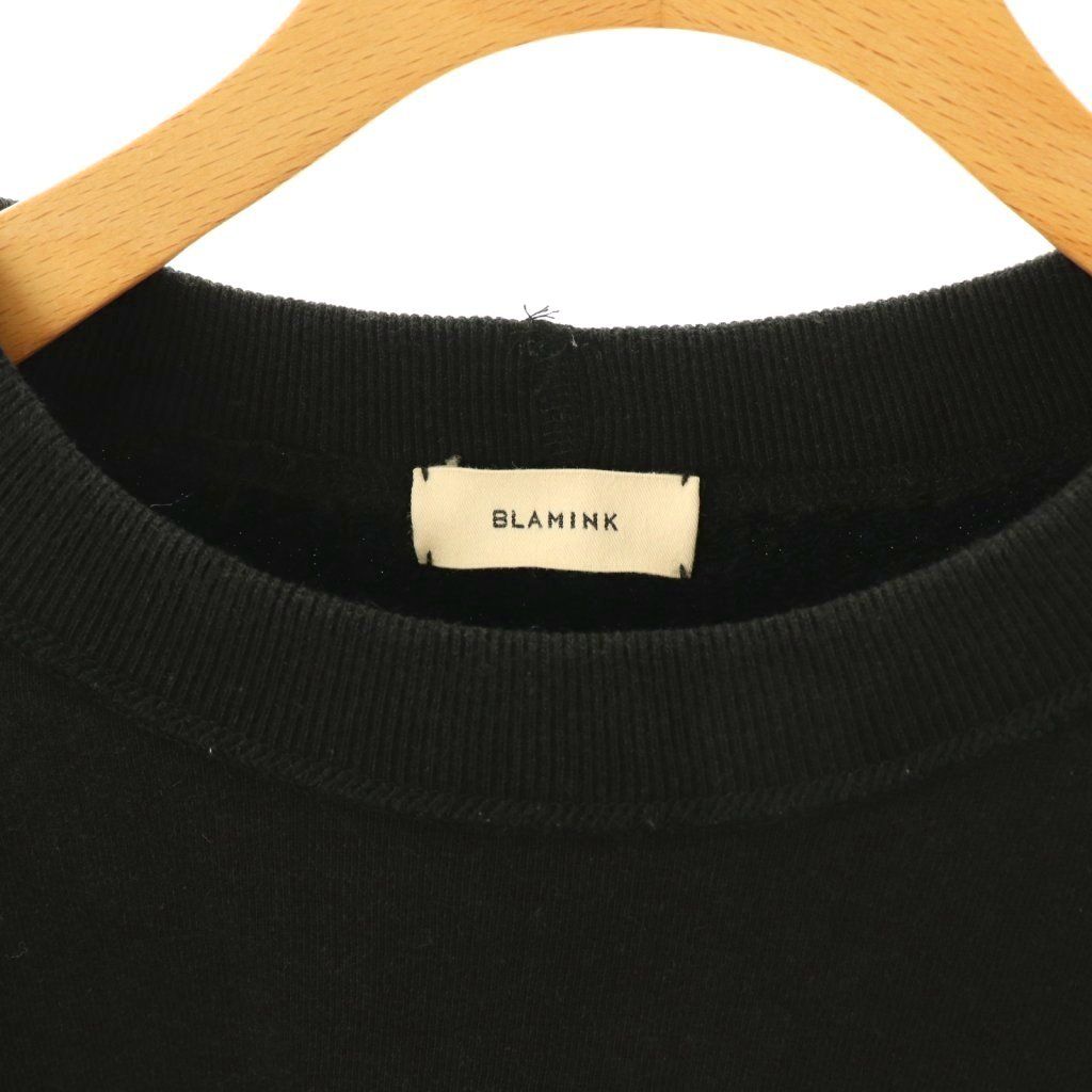 ブラミンク BLAMINK 吊裏毛ロゴショートスリーブプルオーバー