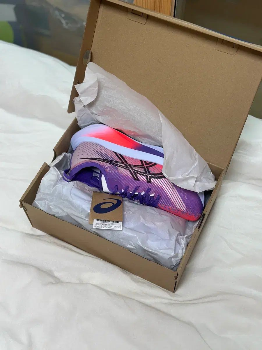 アシックス MEGA BLAST パープル ブラック 265