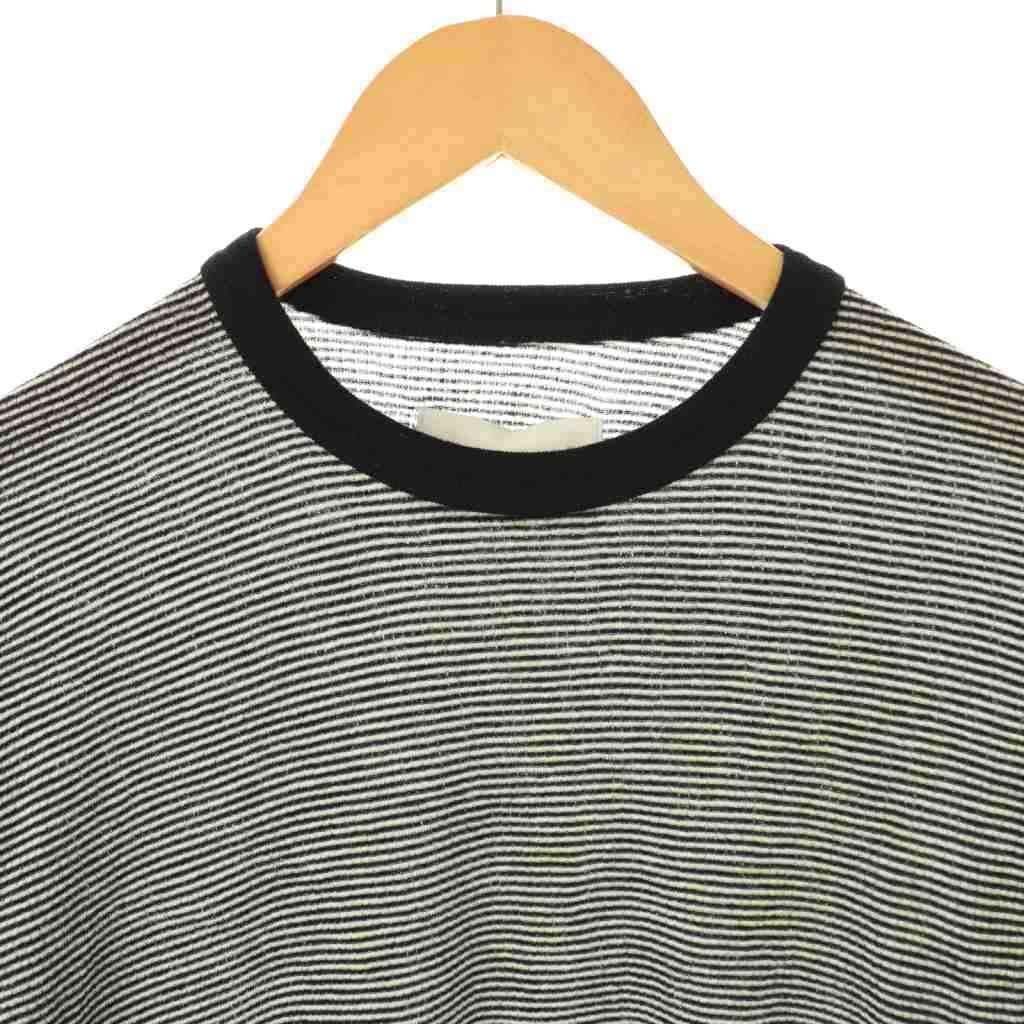 シュタイン ssstein Fine Wool Oversized Short Sleeve Tee ボーダーT