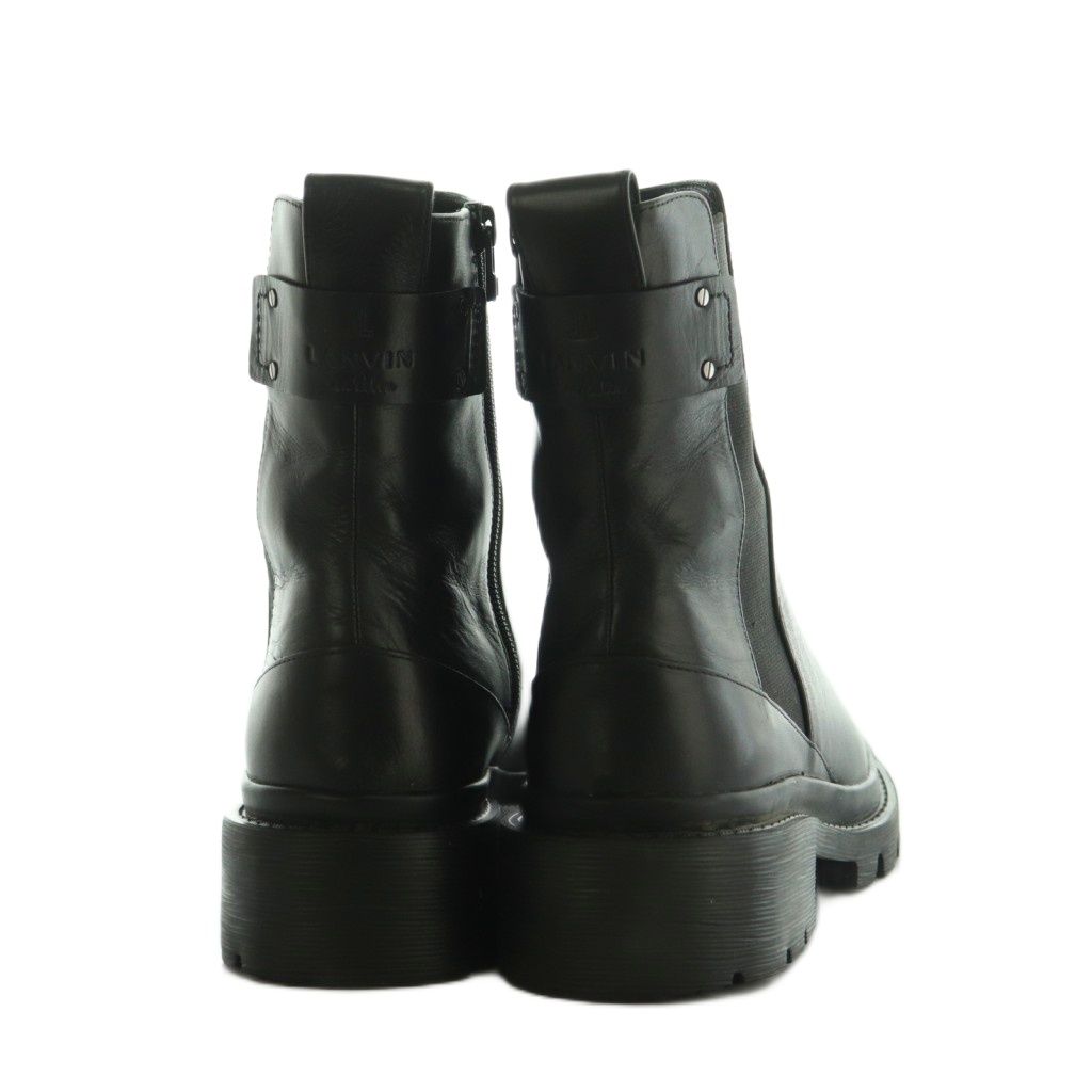 ランバンオンブルー LANVIN en Bleu ショートブーツ サイドゴア タンク