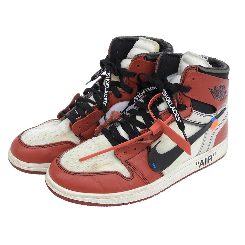 NIKE ナイキ エアジョーダン1 Retro High The Ten Chicago AA 3834 101 シューズ メンズ ホワイト レッド 28 cm