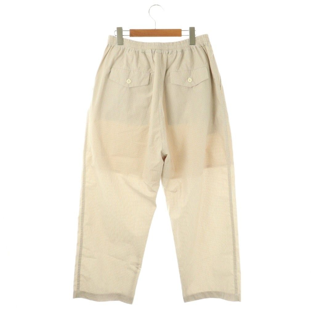 【中古】ヴェリテクール Veritecoeur ストライプイージーパンツ テーパード F ベージュ VC-2790 /HK ■OS ■SH ヴェリテクール Veritecoeur ストライプイージーパンツ テーパード F