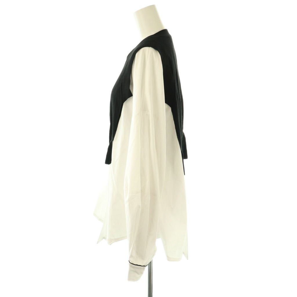 エンフォルド ENFOLD 25AW FAKE-LAYERED PULLOVER プルオーバー シャツ