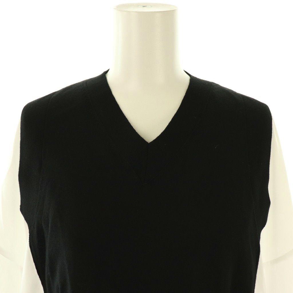 エンフォルド ENFOLD 25AW FAKE-LAYERED PULLOVER プルオーバー シャツ