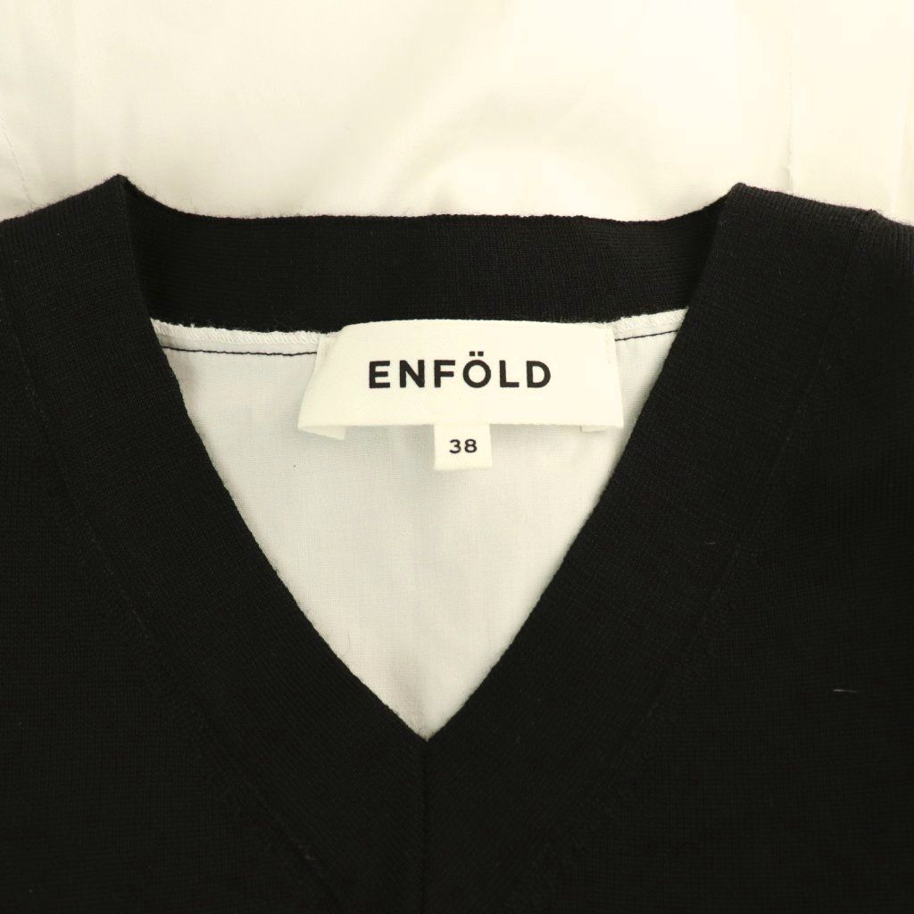 エンフォルド ENFOLD 25AW FAKE-LAYERED PULLOVER プルオーバー シャツ