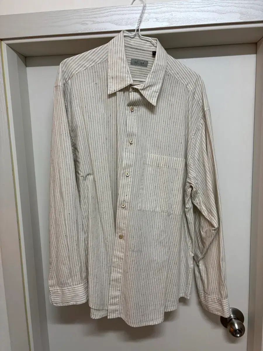 ベルリエ チコ ストライプ シャツ ナロー