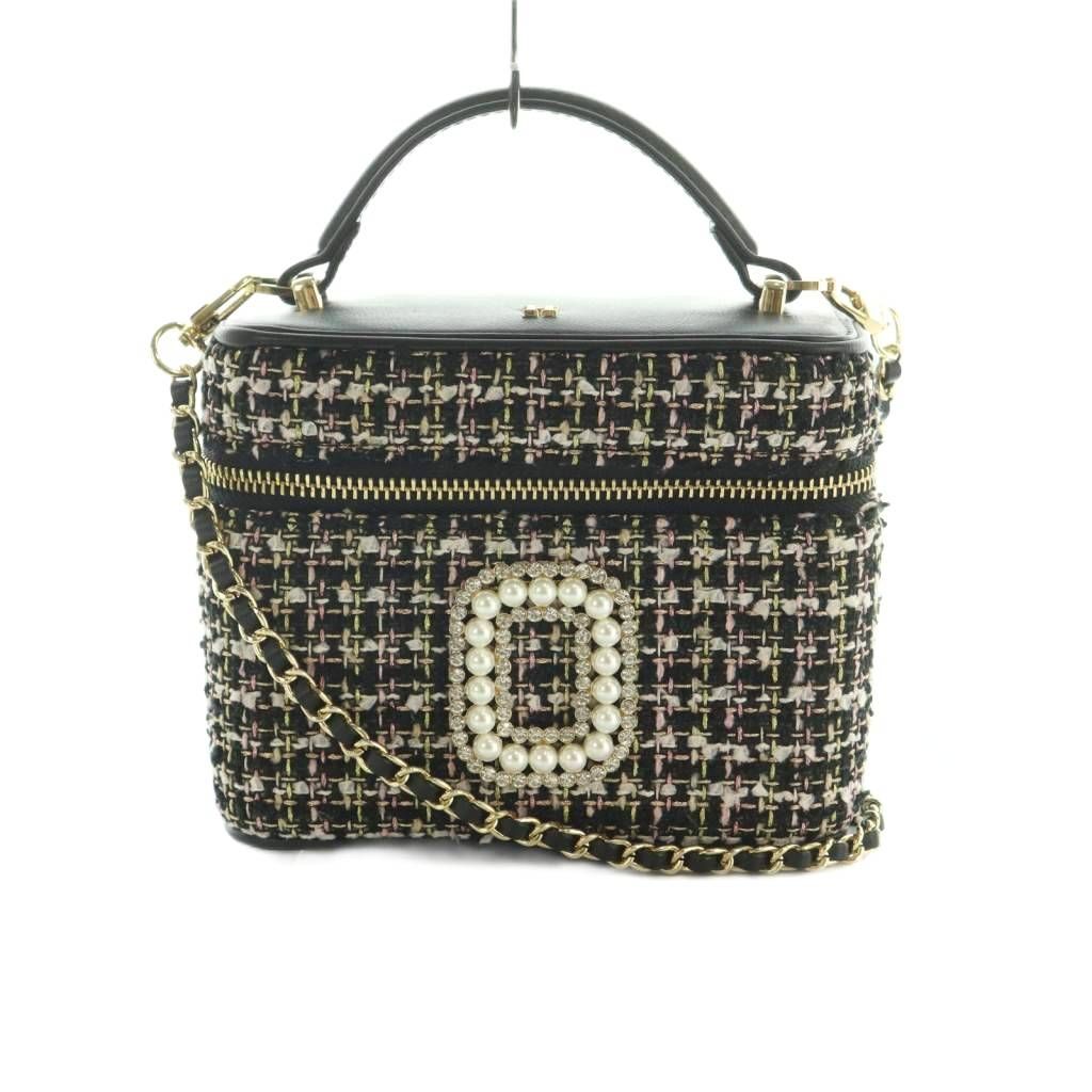 ハーリップトゥ Her lip to Tweed Crystal Vanity Bag 2WAY ショルダー
