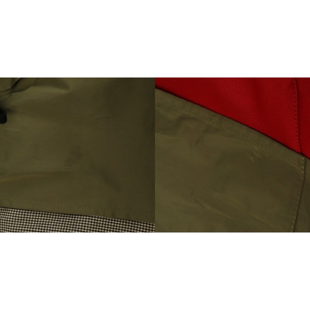 【中古】カニッツァ KANIZSA ドッキングデザイントラックパンツ テーパード 1 カーキ 赤 /NR ■OS ■SH レディース カニッツァ KANIZSA ドッキングデザイントラックパンツ テーパード 1