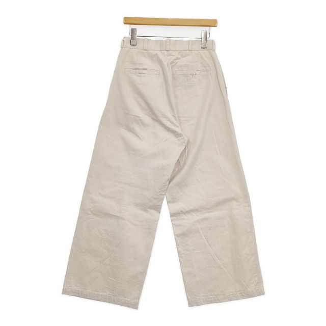 YAECA CHINO CLOTH PANTS WIDE ワイド 60602 チノパンツ ベージュ レディース ヤエカ 5 1124 G∞