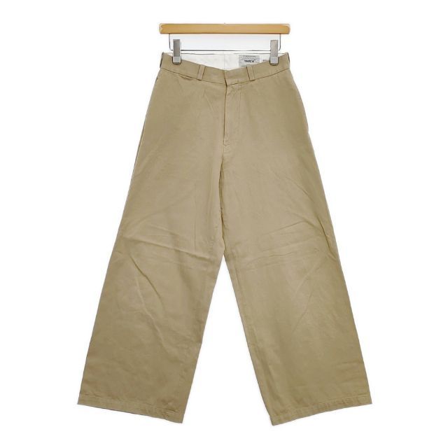 YAECA CHINO CLOTH PANTS WIDE ワイド 60602 チノパンツ ベージュ KHAKI レディース ヤエカ 5 1124 G∞