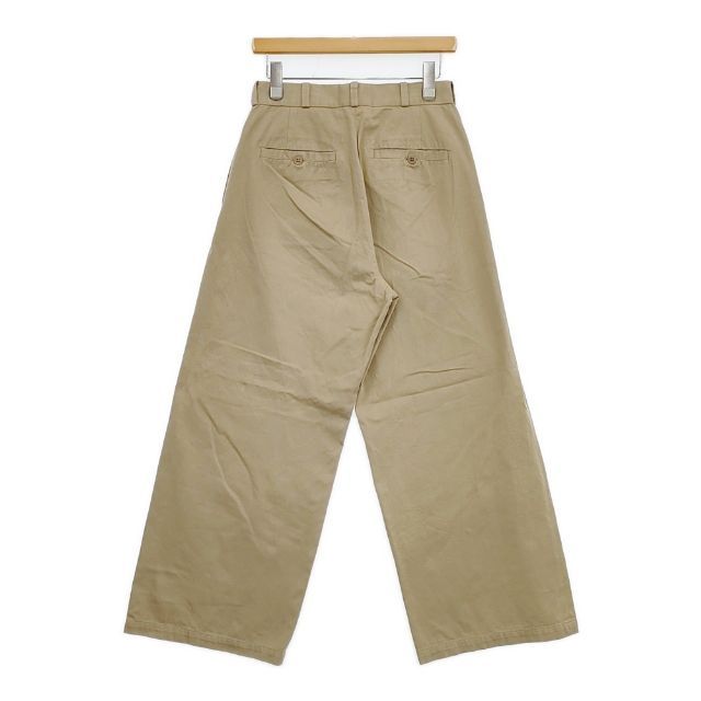 YAECA CHINO CLOTH PANTS WIDE ワイド 60602 チノパンツ ベージュ KHAKI レディース ヤエカ 5 1124 G∞