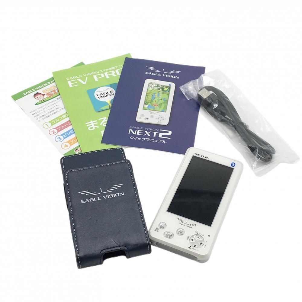 イーグルビジョン GPSゴルフナビ 白 NEXT 2 EV 034 収納ケース 通電 済ゴルフ EAGLE VISION