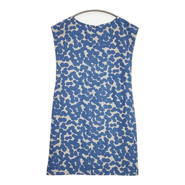 mina perhonen La 3417 soda water ノースリーブドレス ウールカシミヤシルク ワンピース ブルー ライトグレー レディース ミナペルホネン 5 1124 M∞