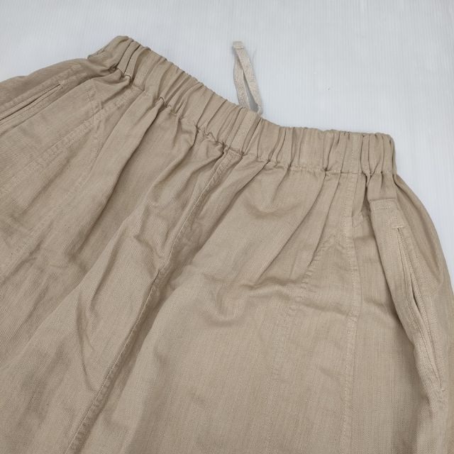 45R/45rpm コットンリネンゴマチノのスカート 定価29700円 ロングスカート ベージュ レディース フォーティーファイブアールピーエム【中古】5-1124M∞ 45R/45rpm コットンリネンゴマチノのスカート 定価29700円 ロング