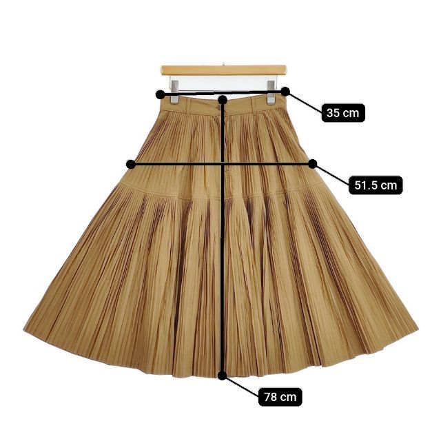 45R/45rpm ダンプのプリーツスカート 定価53900円 ロングスカート