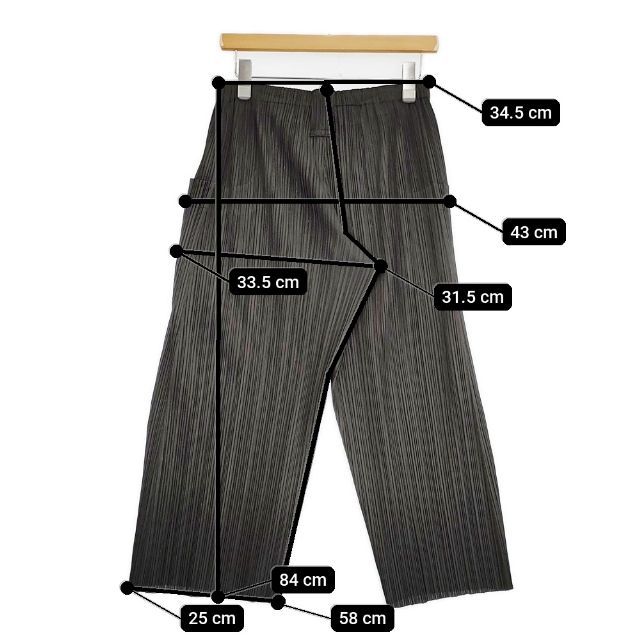 PLEATS PLEASE ISSEY MIYAKE PP91-JF404 プリーツ ワイド パンツ