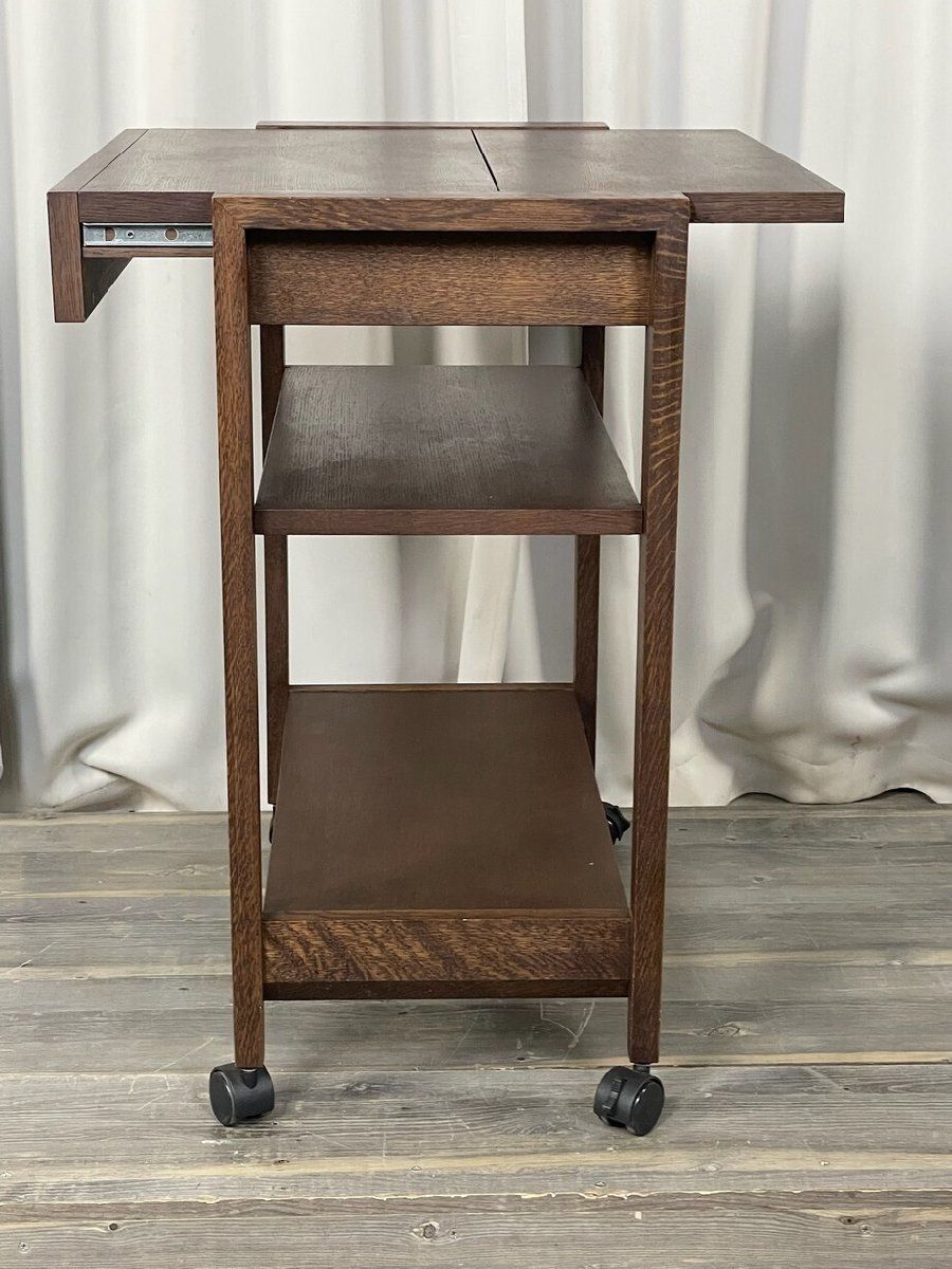 GV14 カリモク ディレトーレ オーク材 キッチン ワゴン サイド