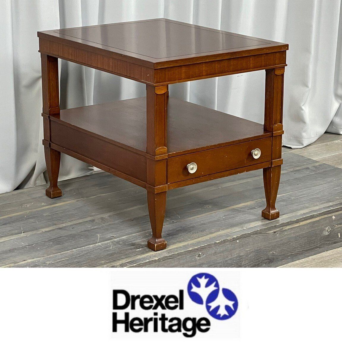 GV15 ドレクセル ヘリテイジ トライユン サイド テーブル ナイト