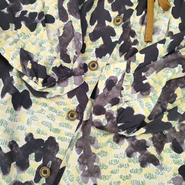 mina perhonen fir tree na3585 コットン 36 ワンピース イエロー