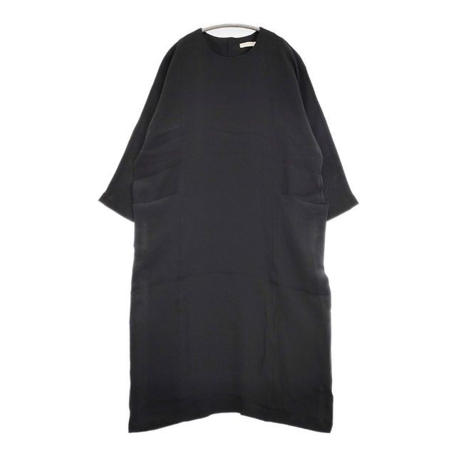 evam eva シルクドルマンワンピース 定価70000円 ワンピース ブラック レディース エヴァムエヴァ 5 1124 M∞