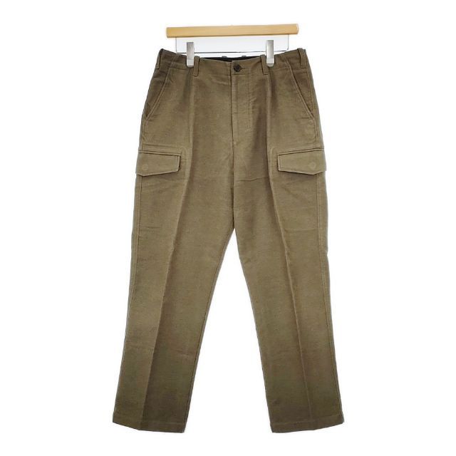 山内 先染めコットン起毛加工 ミリタリーパンツ 定価40000円 パンツ カーキ メンズ 5 1124 T∞