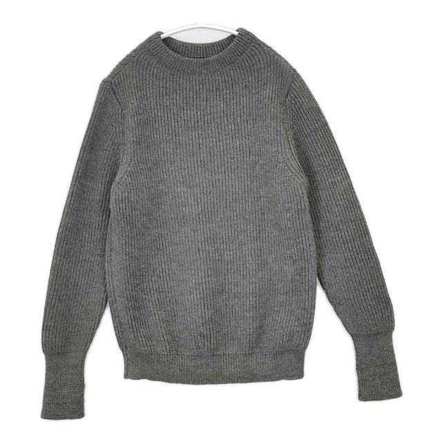 ANDERSEN-ANDERSEN サイズS メリノウール リブ セーター ニット グレー