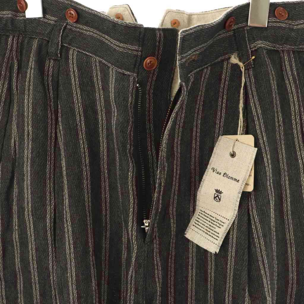 ヴラス ブラム Vlas Blomme Vintage Stripe パンツ ストライプ ワイド