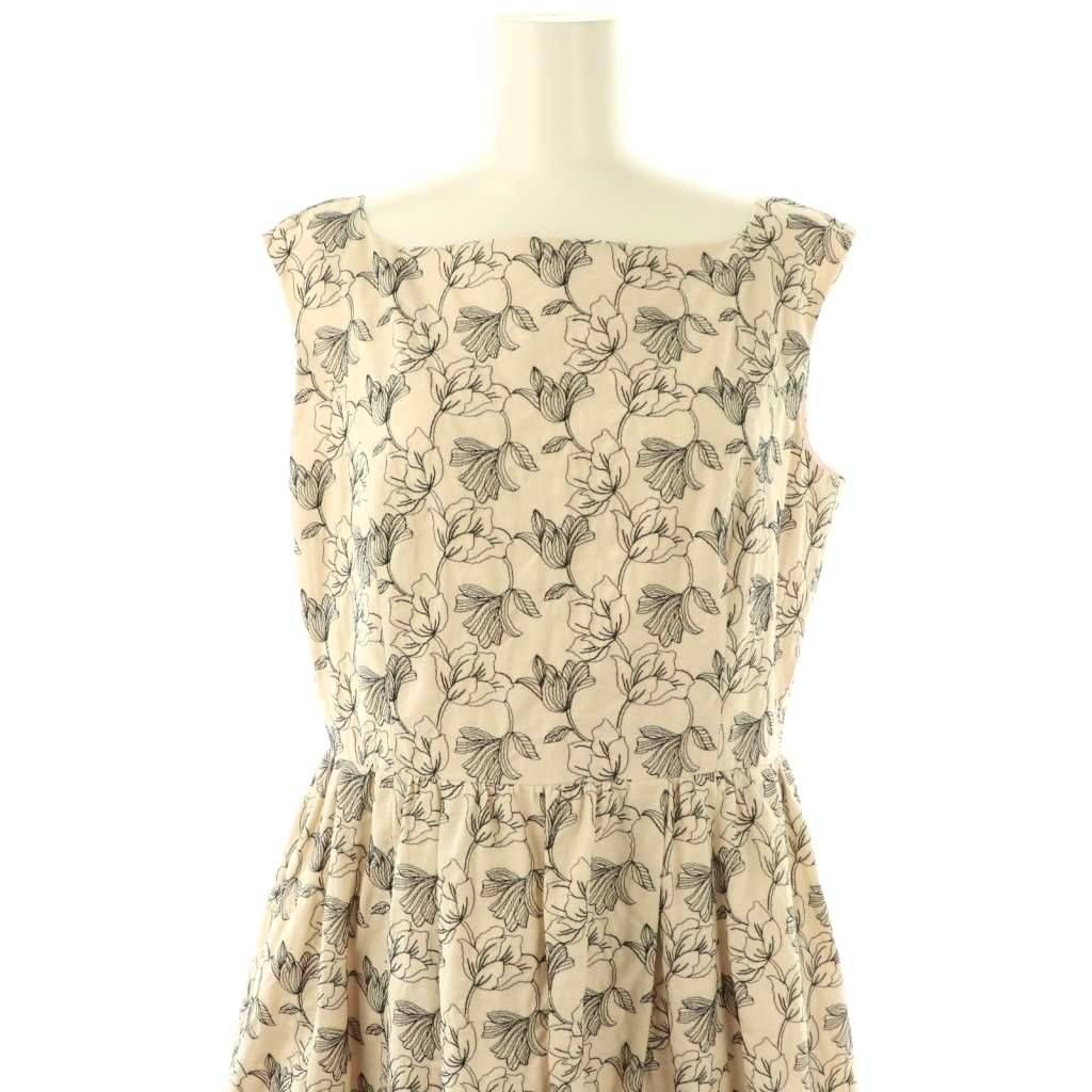 トッカ TOCCA 25AW 洗える・消臭 CHAMBRAY GARDEN ドレス ワンピース 