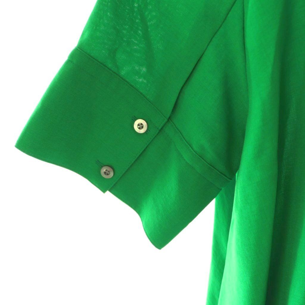 【中古】アドーア ADORE 25SS ドライクリアクロスワンピース 半袖 ロング 38 緑 531-5140315 /NR ■OS レディース アドーア ADORE 25SS ドライクリアクロスワンピース 半袖 ロング 38 緑