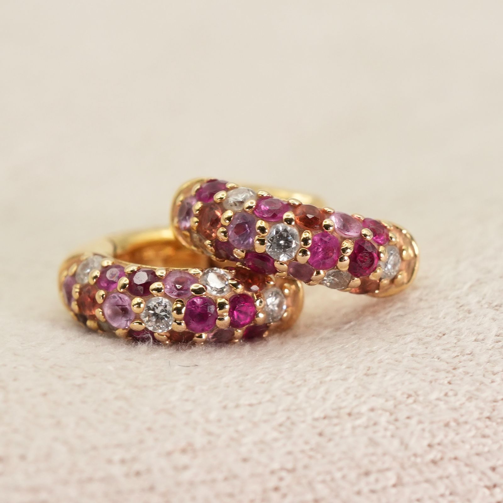 ポンテヴェキオ エテルノ チェルキオ フープ ピアス K18/25-2602箱