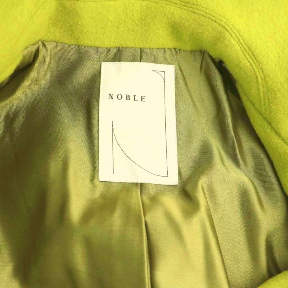 ノーブル NOBLE ダブルビーバービッグカラーコート アウター ウール  