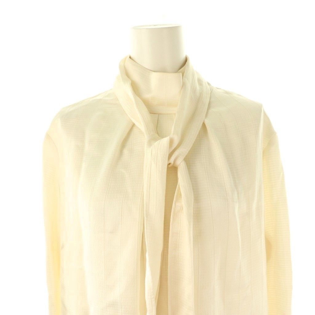 【中古】セオリーリュクス theory luxe 25SS Coudrey Jacqueline シャツ ブラウス 長袖 プルオーバー 38 アイボリー セオリーリュクス theory luxe 25SS Coudrey Jacqueline シャツ