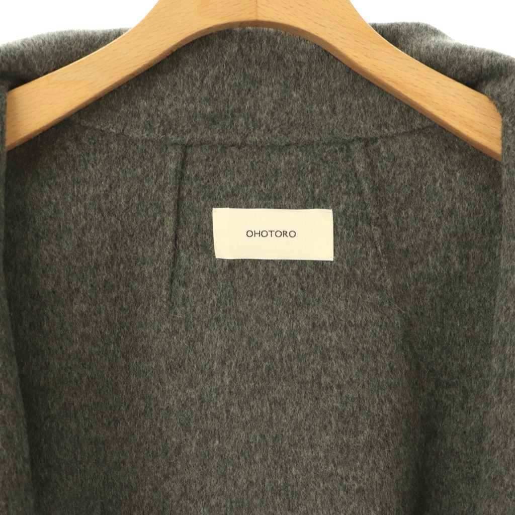 オオトロ OHTORO ダブルボタンウールコート アウター グレー /DO □OS