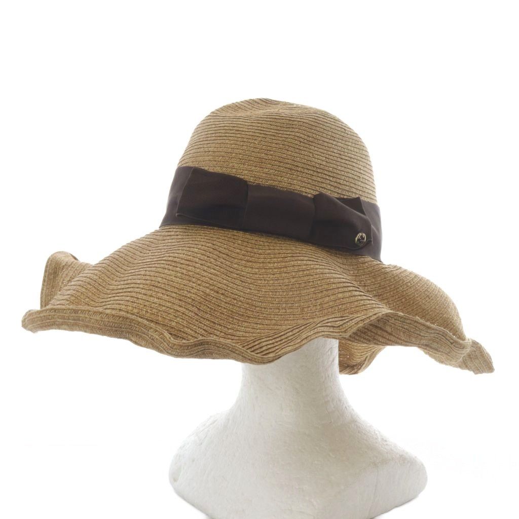 洋書まとめ売り　全て自分で新品購入したものです グッチ GUCCI 帽子 麦わら リボンモチーフ M ブラウン /YO9 □GY53