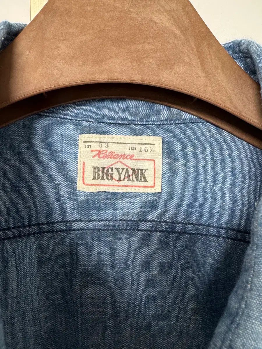 BIGヤーンシャンブレーシャツ 16 5 105