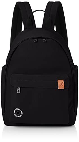 カンゴール リュック KANGOLレザータグ ディパック インナーバッグ付属 ブラック Free Sizepo