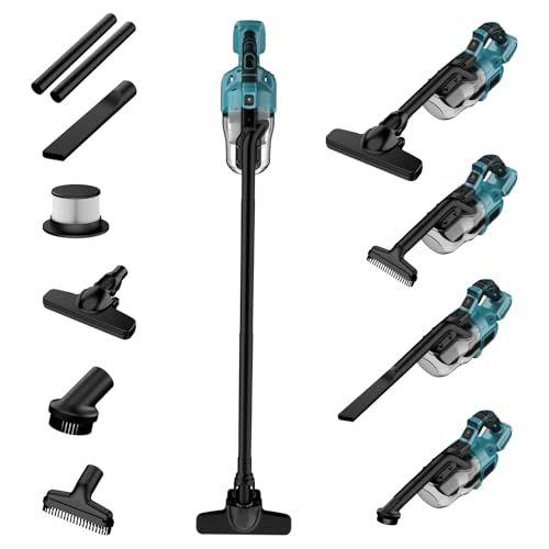 充電式掃除機 コードレス 集塵機 マキタ18 Vバッテリーに互換 スティッククリーナー フィルター 操作簡単 ミニ掃除機 ハンディークリーナー スティック 畳 布団 床 お家の掃除 絨毯 車内掃除 ペットの清潔等に適用 工具本体だけ po