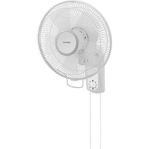 アイリスオーヤマ 扇風機 壁掛け 首振り 風量3段階 メカ式 ホワイト WFM 306 po