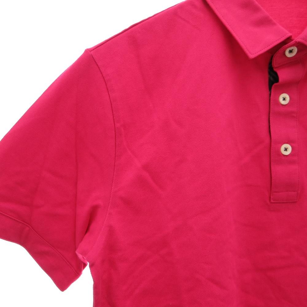 美品 バーバリーブラックレーベル カノコ半袖ポロシャツ ピンク BURBERRY バーバリーブラックレーベル BURBERRY BLACK LABEL ポロシャツ 半袖 2