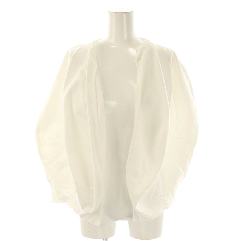 【中古】リビアナコンティ Liviana Conti カーディガン ニット コクーンシルエット 40 ホワイト レディース リビアナコンティ Liviana Conti カーディガン ニット コクーン