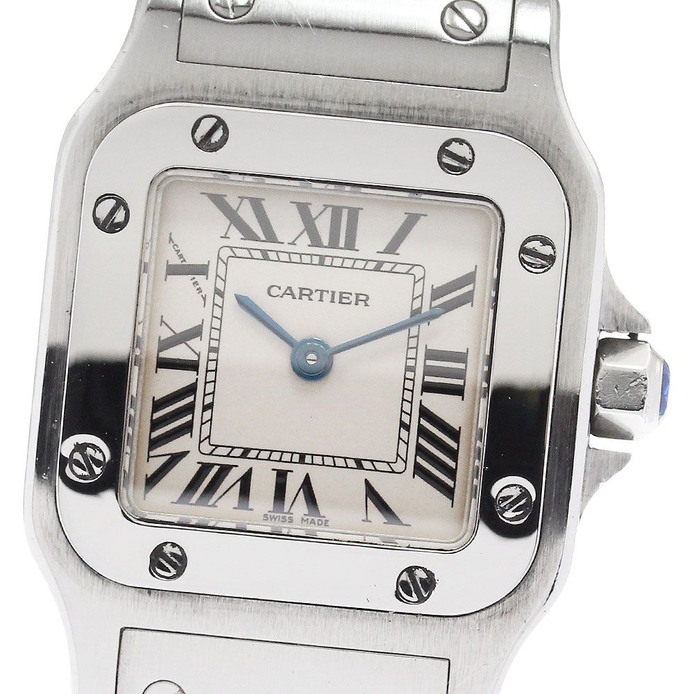 カルティエ CARTIER W20056D6 サントスガルベ SM クォーツ レディース_