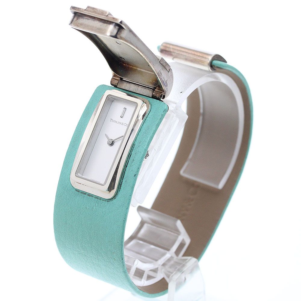 ティファニー TIFFANY-Co. Tバングルウォッチ SV 925 クォーツ レディース_922783