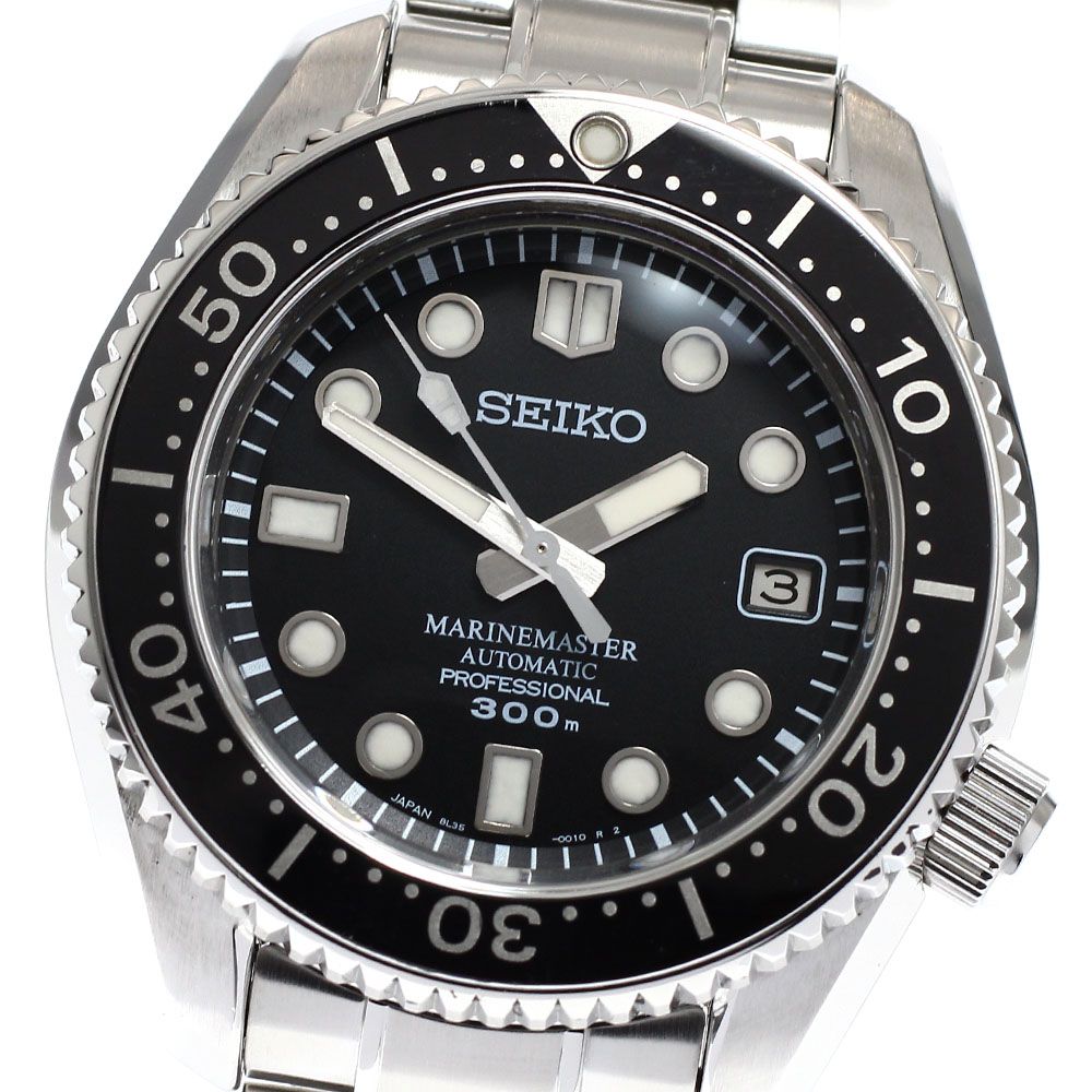 セイコー SEIKO SBDX 001 8 L 35 0010 プロスペックス マリーンマスター ダイバー デイト 自動巻き メンズ 保証書付き_921506