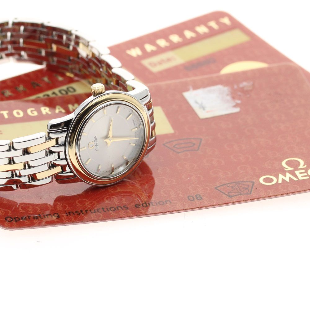 オメガ OMEGA 4370.31 デビル プレステージ クォーツ レディース 保証書付き_921831