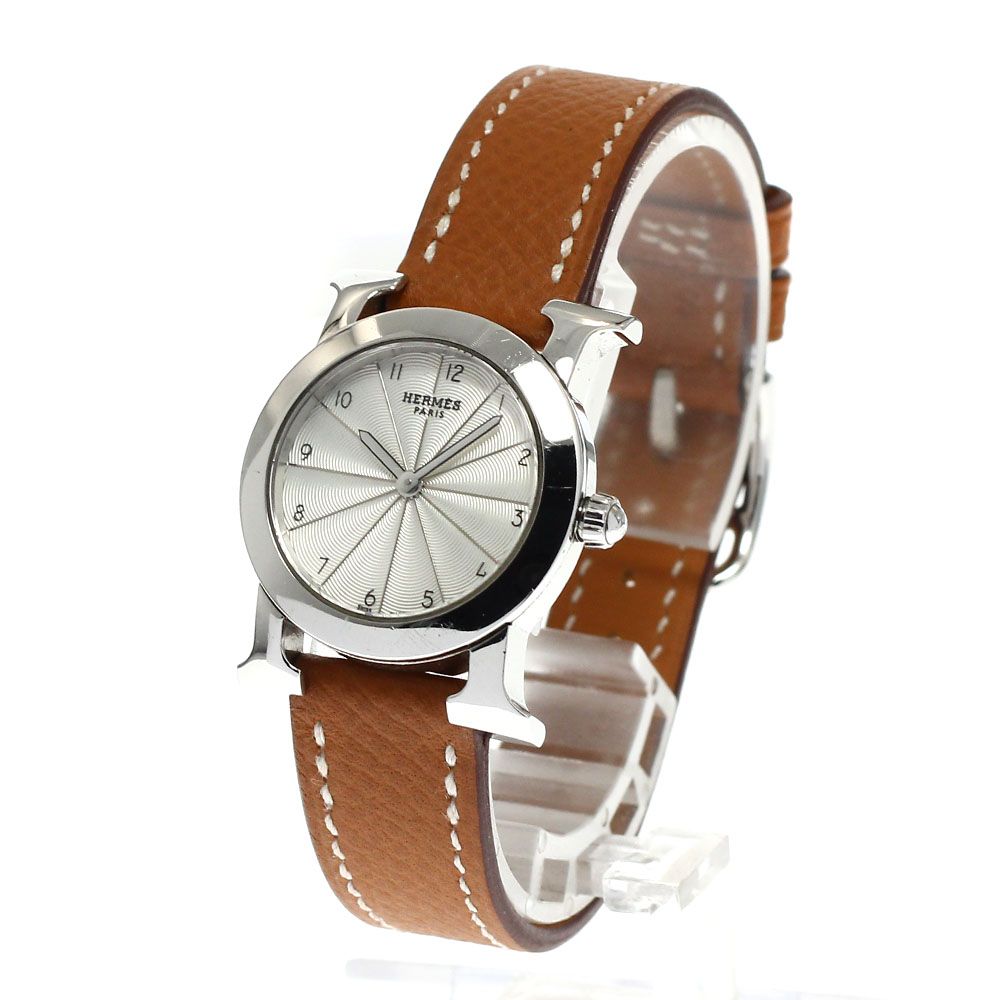 エルメス HERMES HR 1.210 Hウォッチ ロンド クォーツ レディース_923150